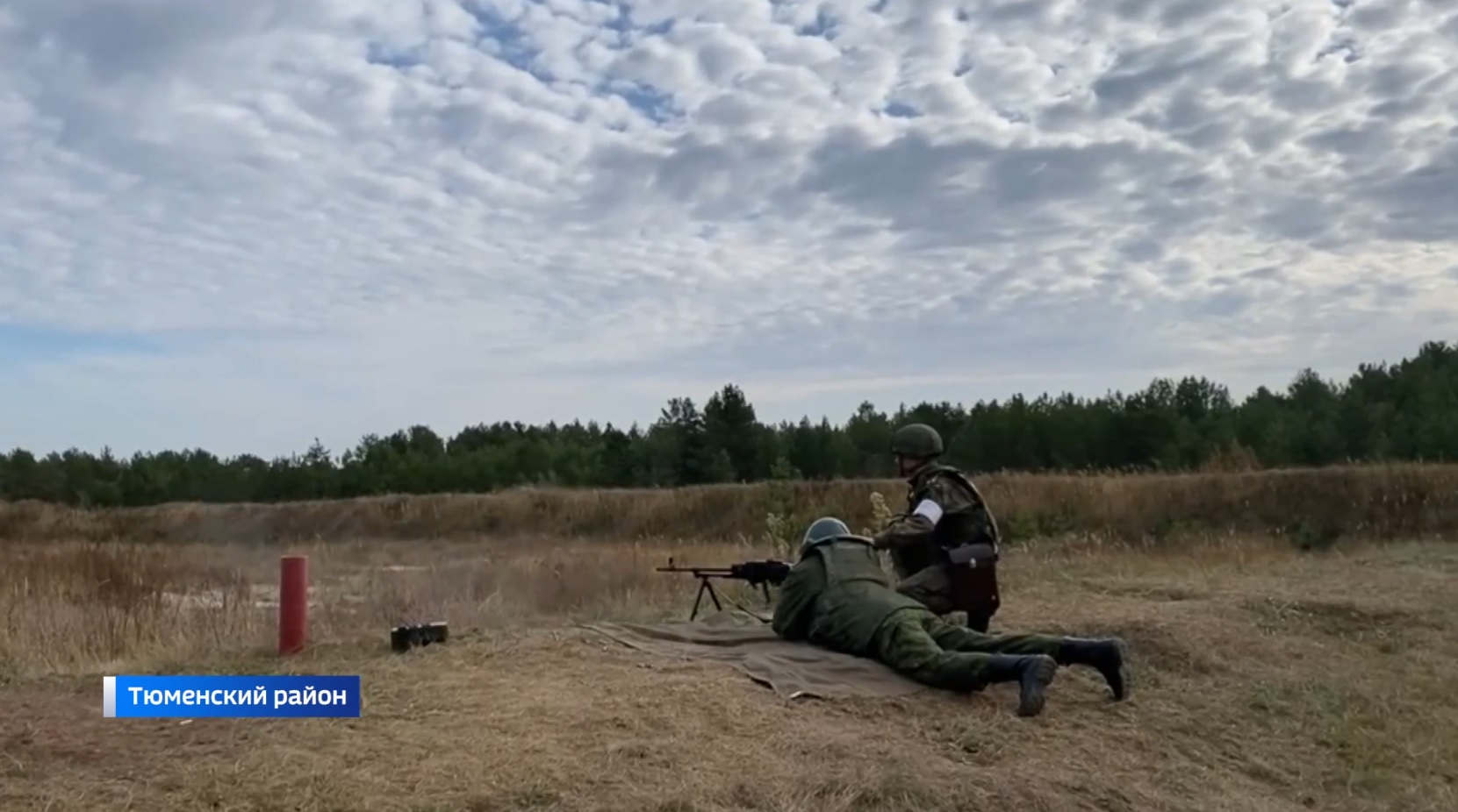 Военнослужащие отрабатывают боевое слаживание в Тюменском районе