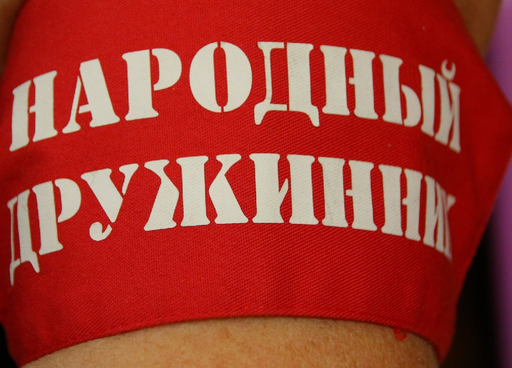 Народные дружины охраняют порядок в Тюмени