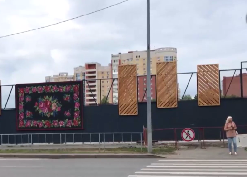 Ковры украсят еще одну улицу Тюмени