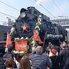 "Эшелон Победы" прибыл на тюменский ж/д вокзал