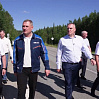 Руслан Кухарук посетил ключевые объекты Октябрьского района