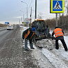 Уборка тюменских улиц ведется в две смены